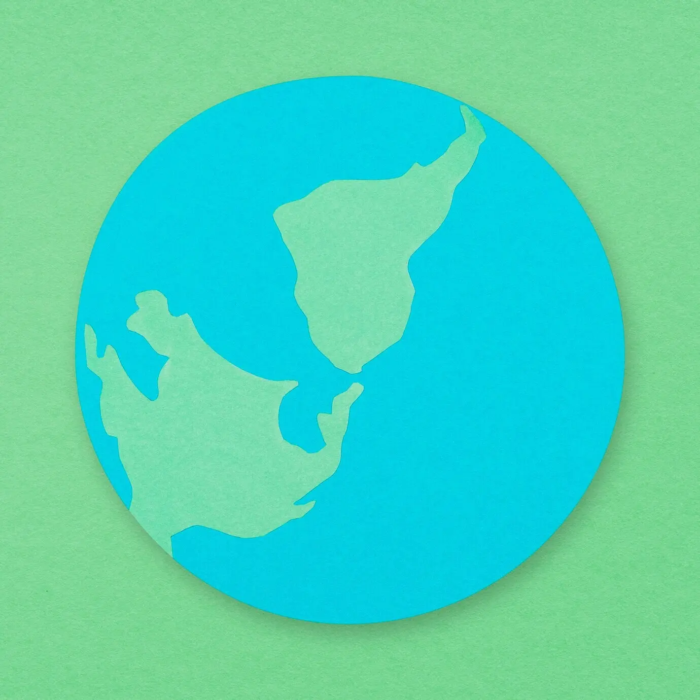 Элемент бумажного ручного творчества на тему Земли и окружающей среды